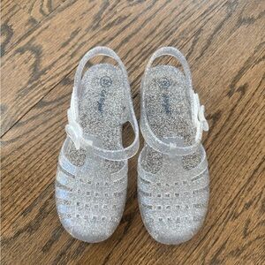 Little Girl Glitter Jelly Sandals